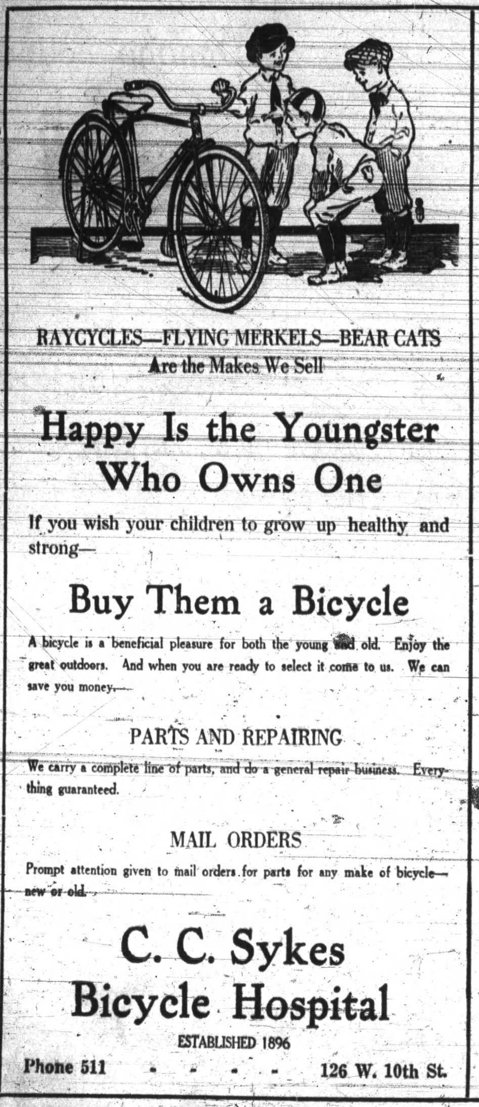 Bicycle Hospital ad